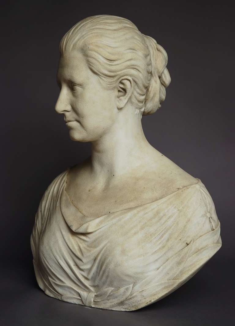 bust of queen victoria