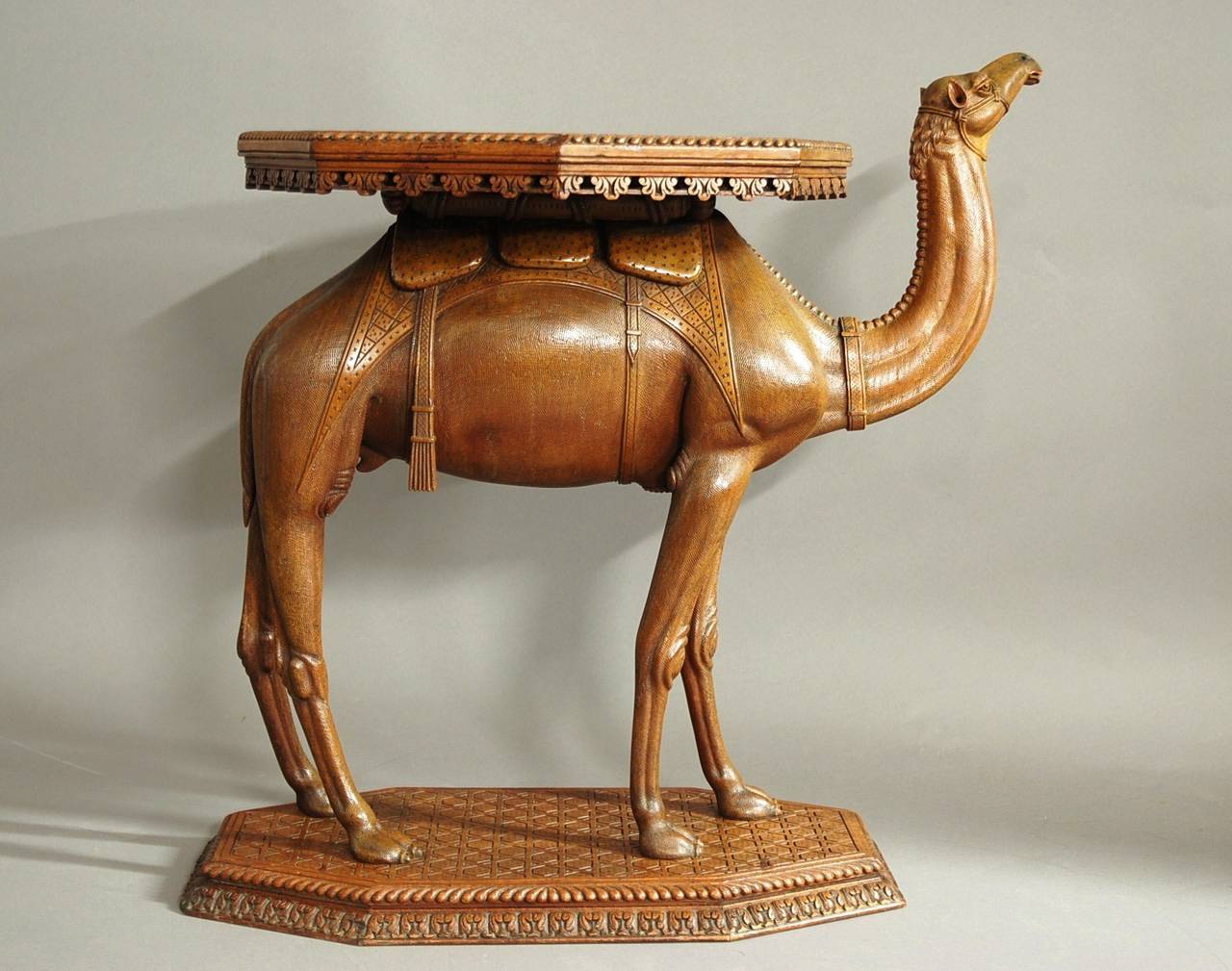 Hardwood Late 19th Century, Anglo-Indian Camel Table