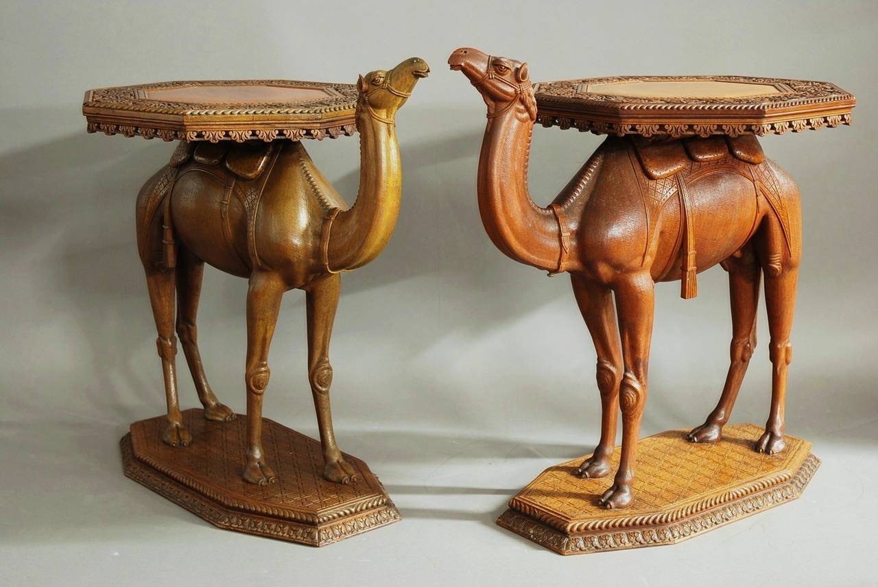 Late 19th Century, Anglo-Indian Camel Table 6