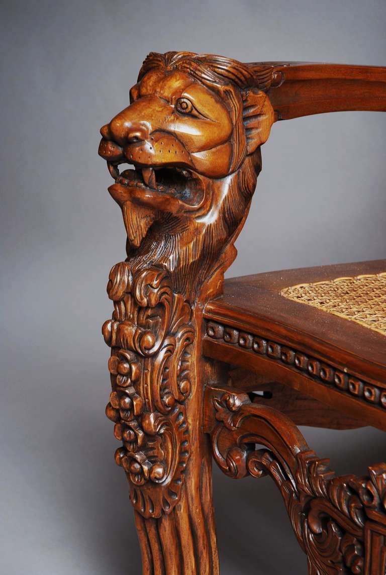 Pair of Large Ceremonial Chairs 2