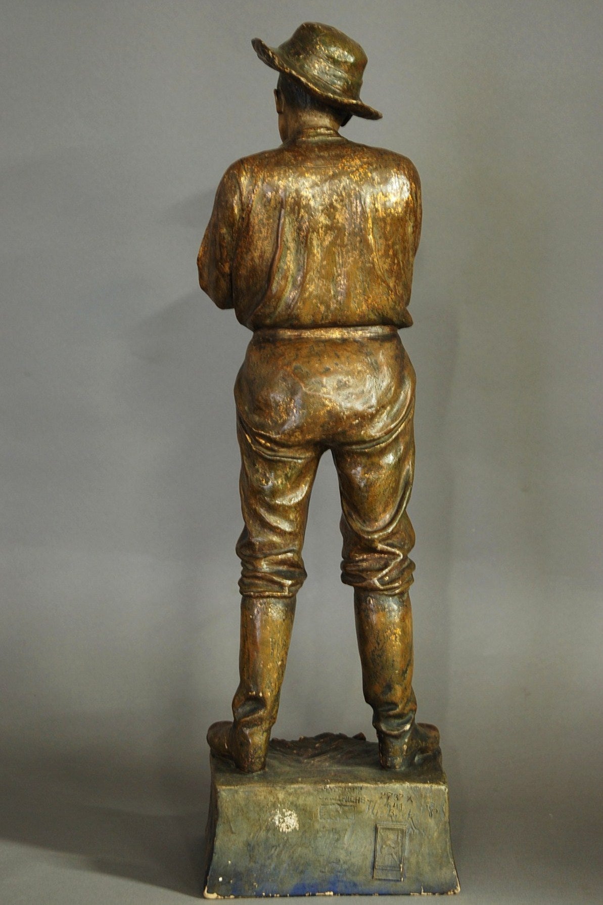 European Goldscheider Bronzed Slip Cast Figure of Gaucho For Sale