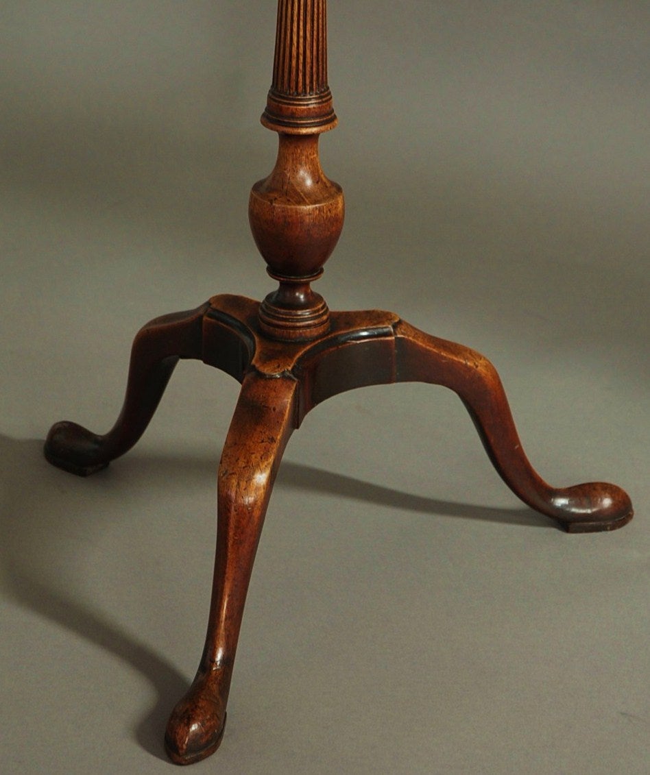 18th Century Tripod Occasional Table of Oval Form 1