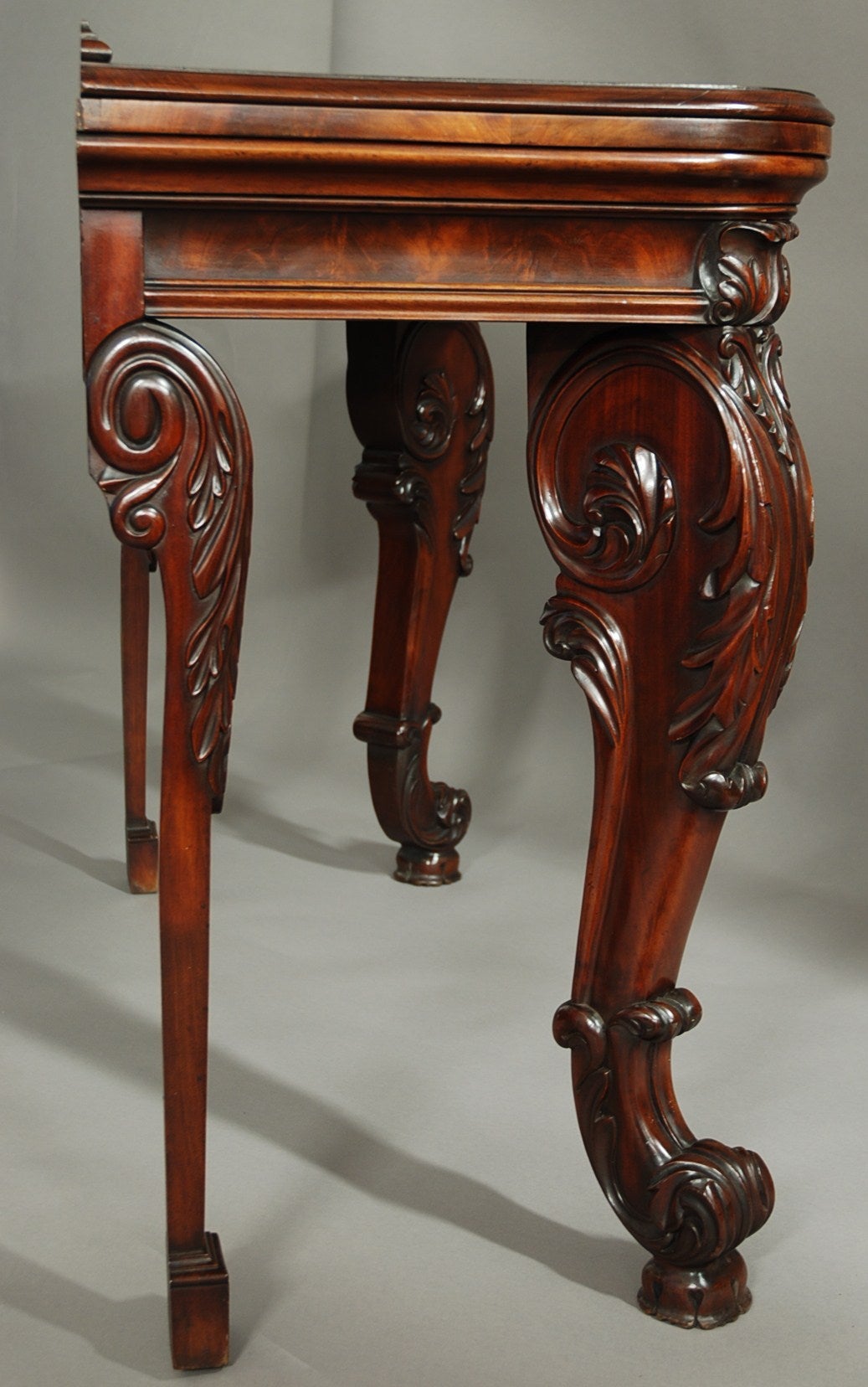 Pair of William IV Mahogany Console Tables in the Manner of Gillows 2