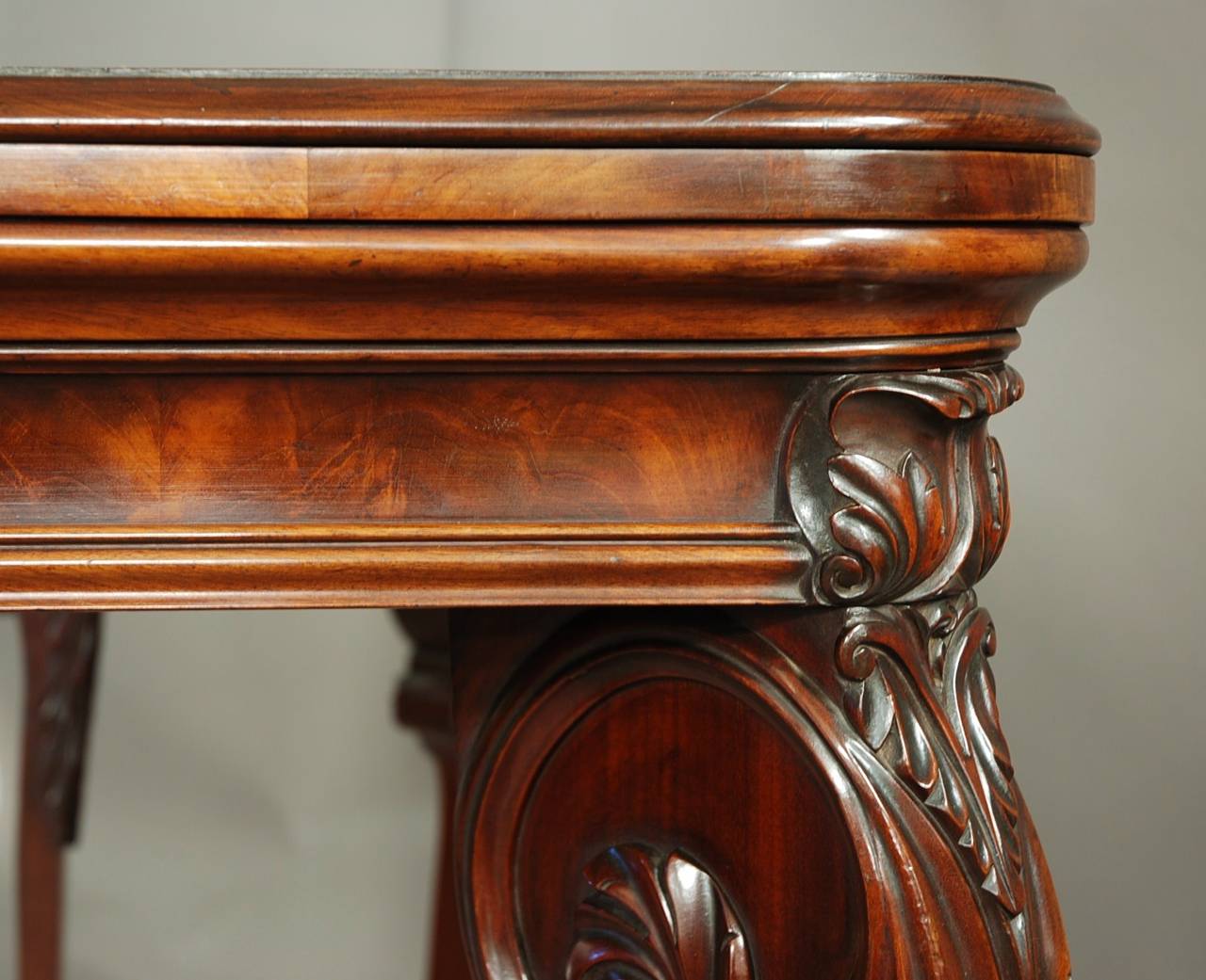 Pair of William IV Mahogany Console Tables in the Manner of Gillows 3