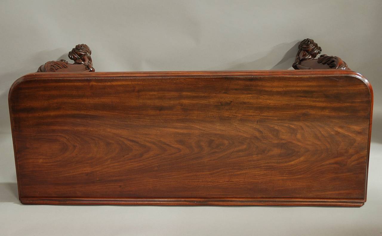 Pair of William IV Mahogany Console Tables in the Manner of Gillows 5