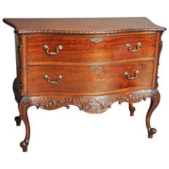 Chippendale Style Mahogany Commode