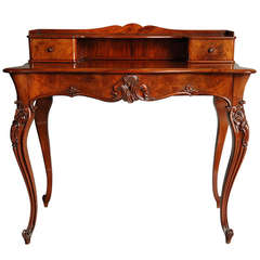 Mid-19th Century French Mahogany Bonheur da Jour