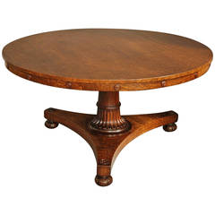 19th Century Superb 'Plum Pudding' Mahogany Tilt-Top Table 