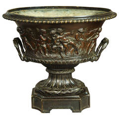Mid-19th Century Bronze Vase by Eugene Cornu of Paris