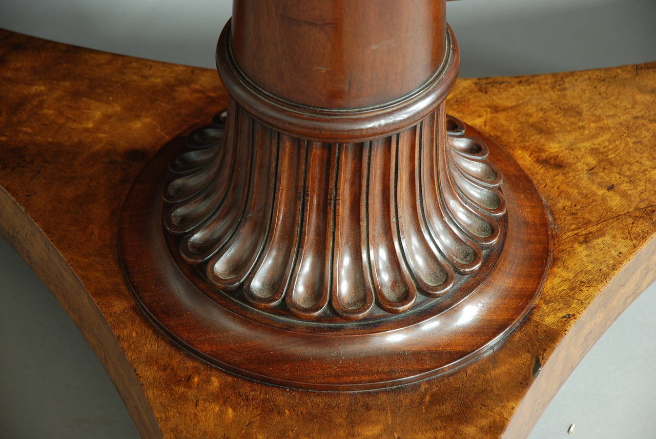 19th Century Superb 'Plum Pudding' Mahogany Tilt-Top Table  2