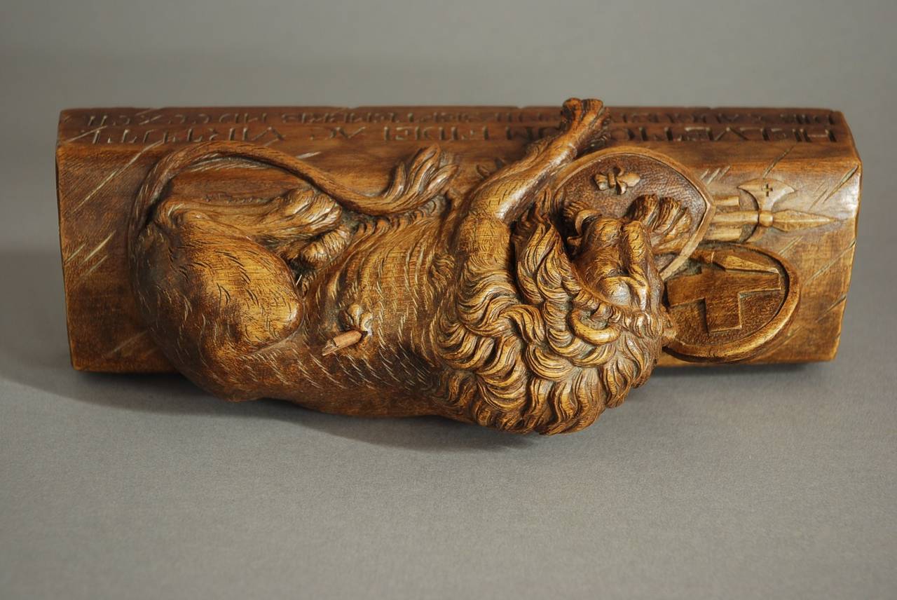 Late 19th Century Black Forest Linden Wood Carving 1