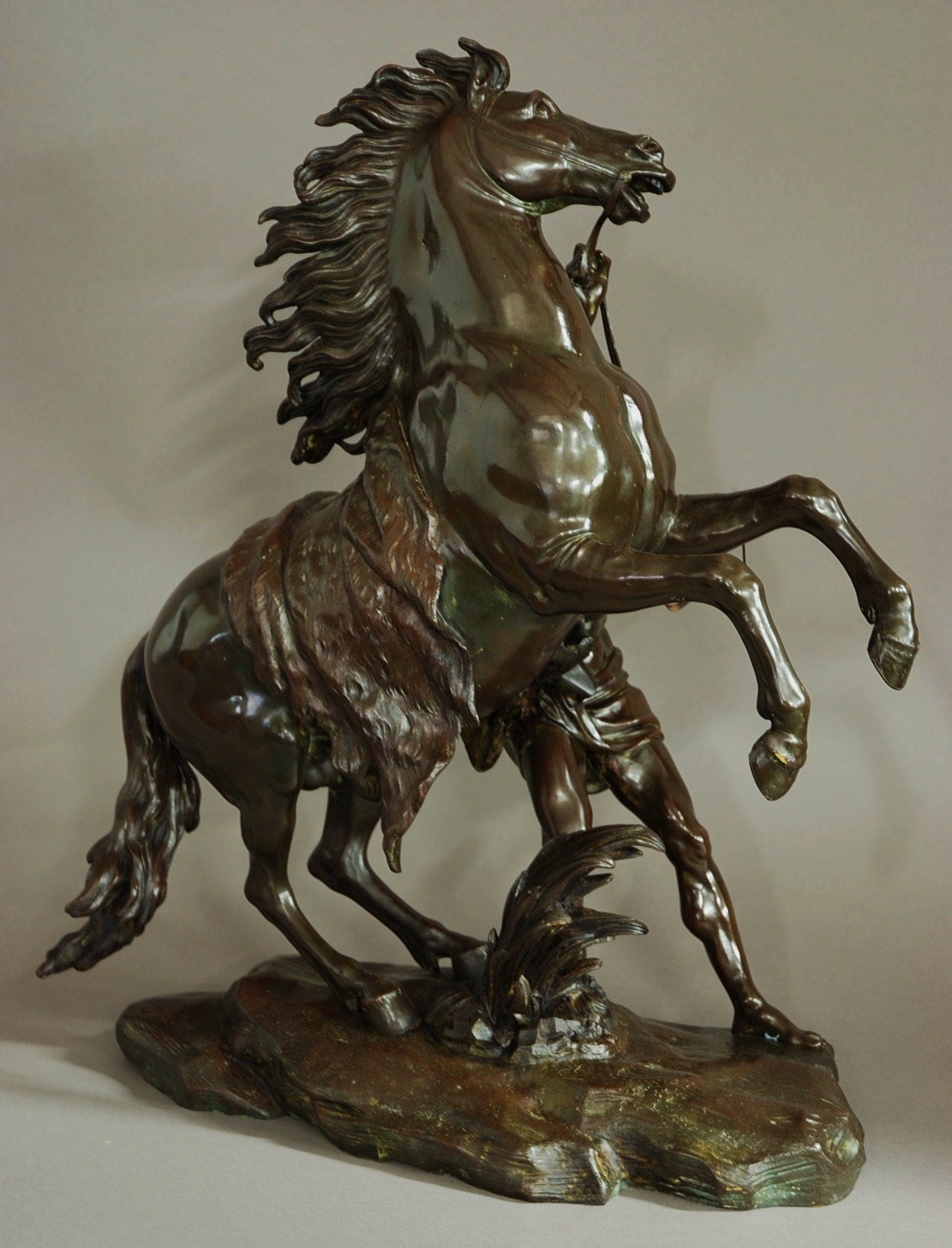 French 19th Century Bronze Figure 'Marley Horse'