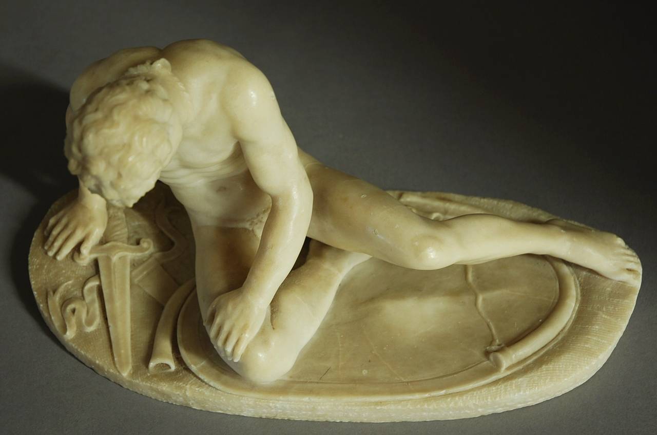 Grand Tour Alabaster Figure of 'The Dying Gaul' 1