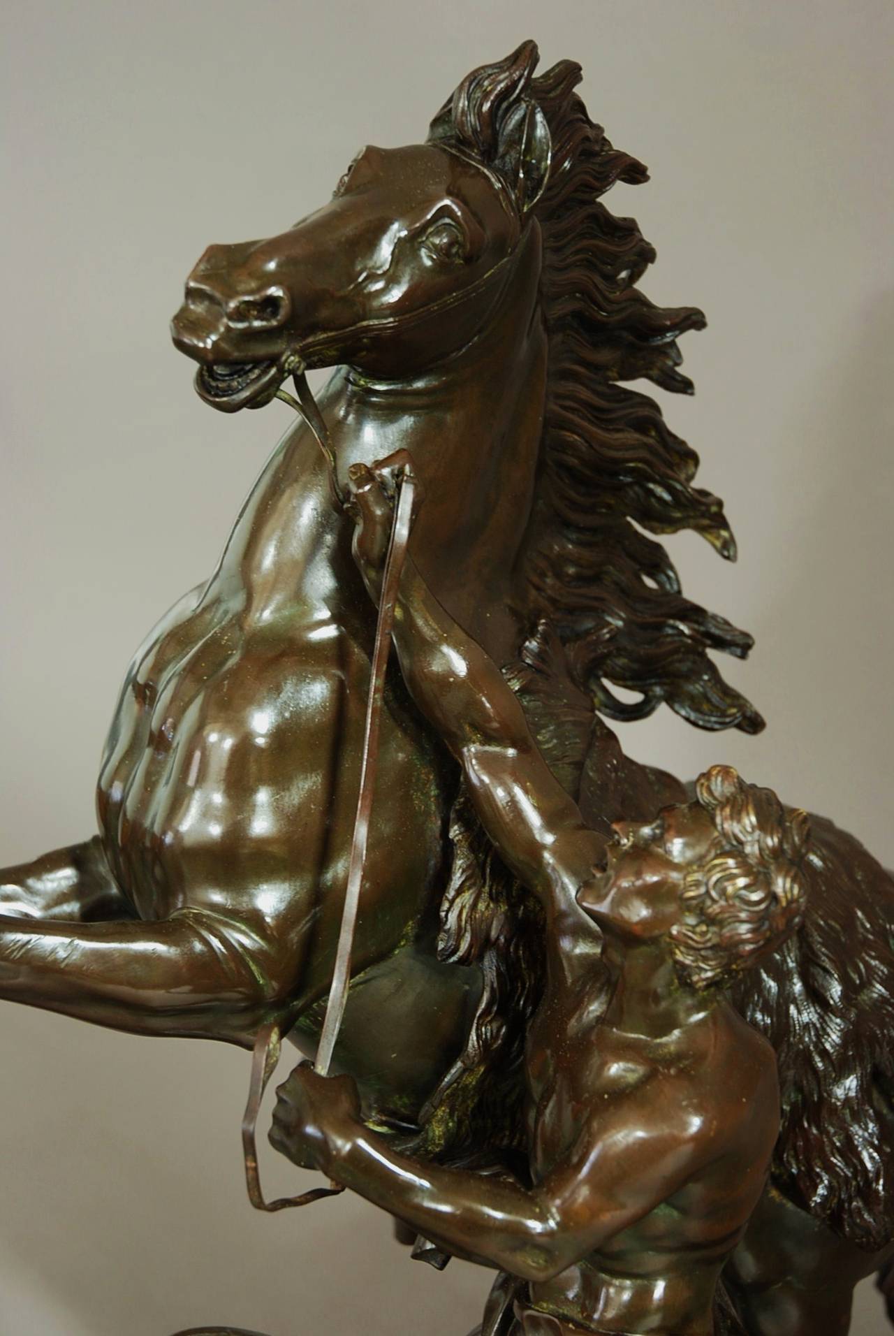 19th Century Bronze Figure 'Marley Horse' 1