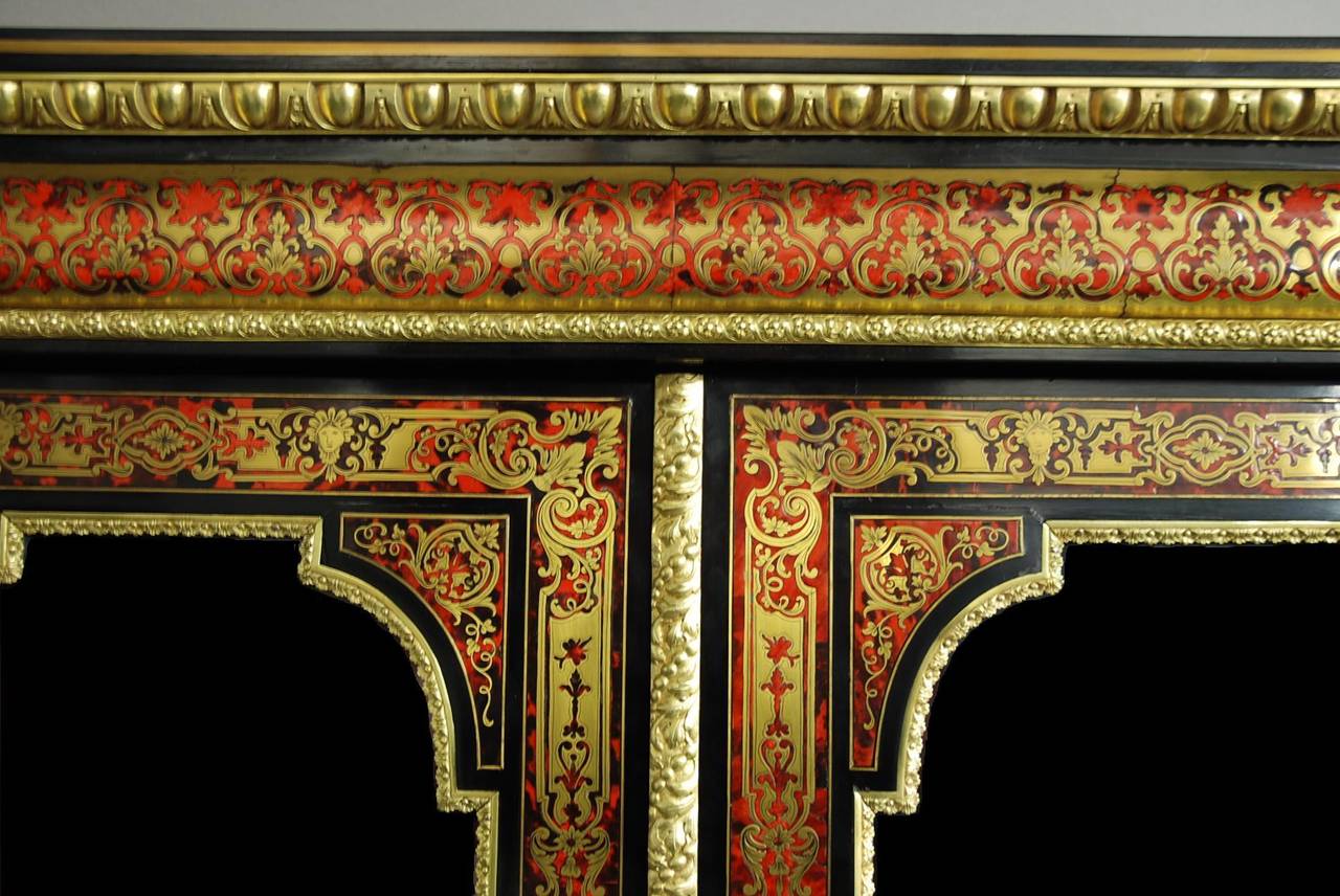 French Napoleon III Boulle Bibliotheque ‘Bookcase’ For Sale 2