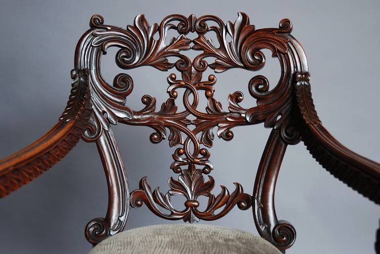 Set of Six Anglo-Indian Chairs 1