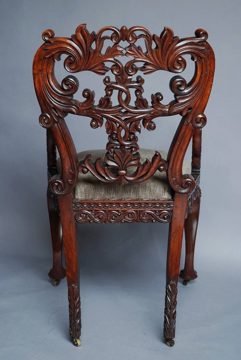 Set of Six Anglo-Indian Chairs 4