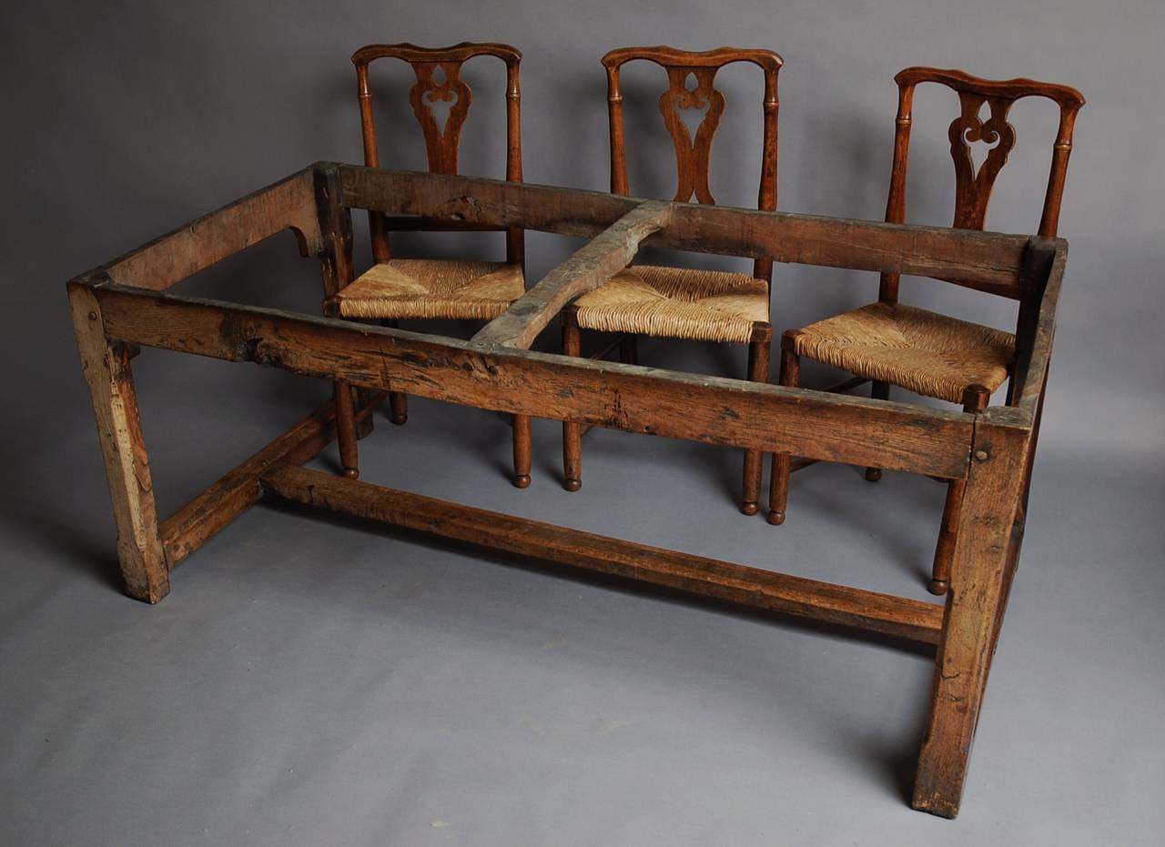 Welsh Late 18th Century Oak Farmhouse Table 1