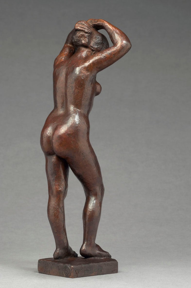 European Léon Indenbaum, La Baigneuse au Chignon, 1926, Bronze, n°6/8 For Sale
