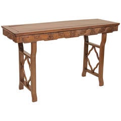 Antique Chinese Hardwood Altar Table, Late Qing Dynasty, circa 1900