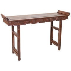 Antique Chinese Rosewood Altar Table, Late Qing Dynasty, circa 1900