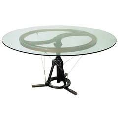 Fe-Tisch, Iron Table Made of Remnants of Old Heavy Machines 7