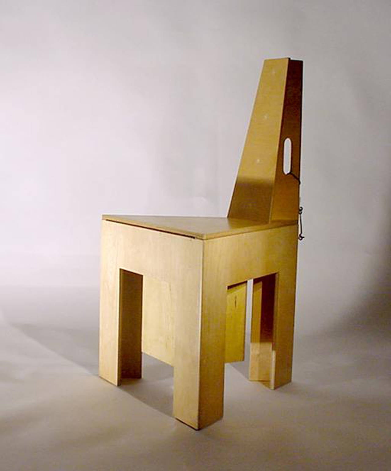 ShoeshineChair Unique by Werner Schmidt 'CH' For Sale at 1stdibs