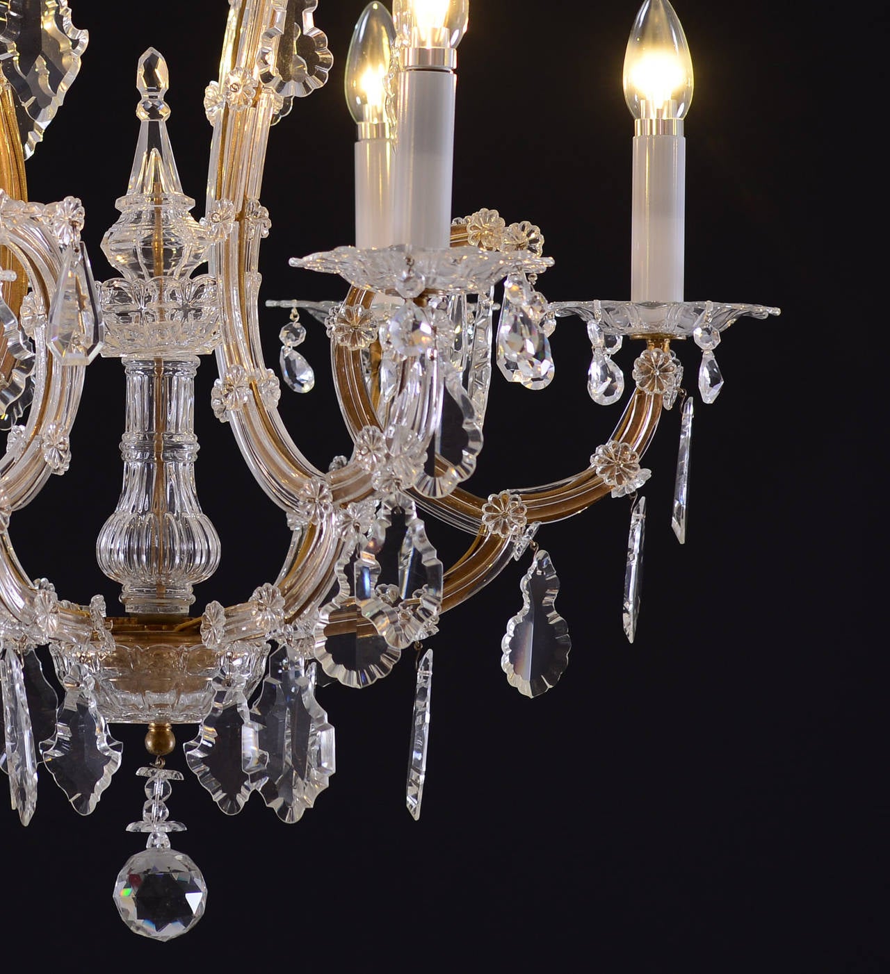 Early 20th Century Maria Theresa Baroque Chandelier