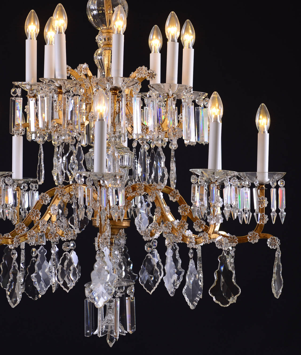 Early 20th Century Wonderful Lobmeyr Baroque Style Chandelier from the 1920s