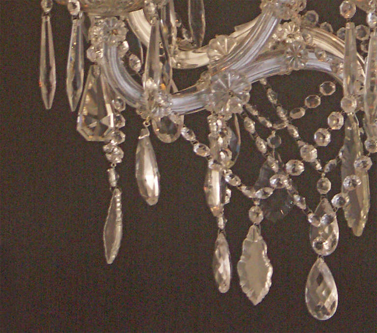 mid-century parlor chandelier