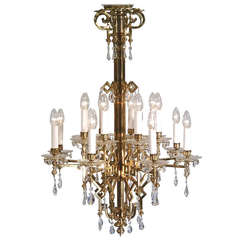 Viennese Art Deco Chandelier 8