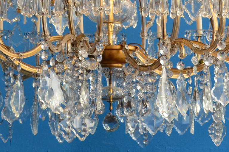 Baroque Revival Very Big Magnificent Chandelier, Maria Theresia Style