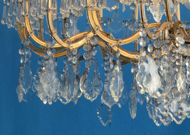 Austrian Very Big Magnificent Chandelier, Maria Theresia Style