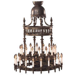 Otto Wagner Private Dining Room Chandelier 2