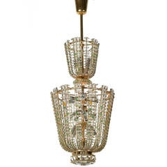 Terrific 1950s Vienna States, Opera House Chandelier by Bakalowits 10