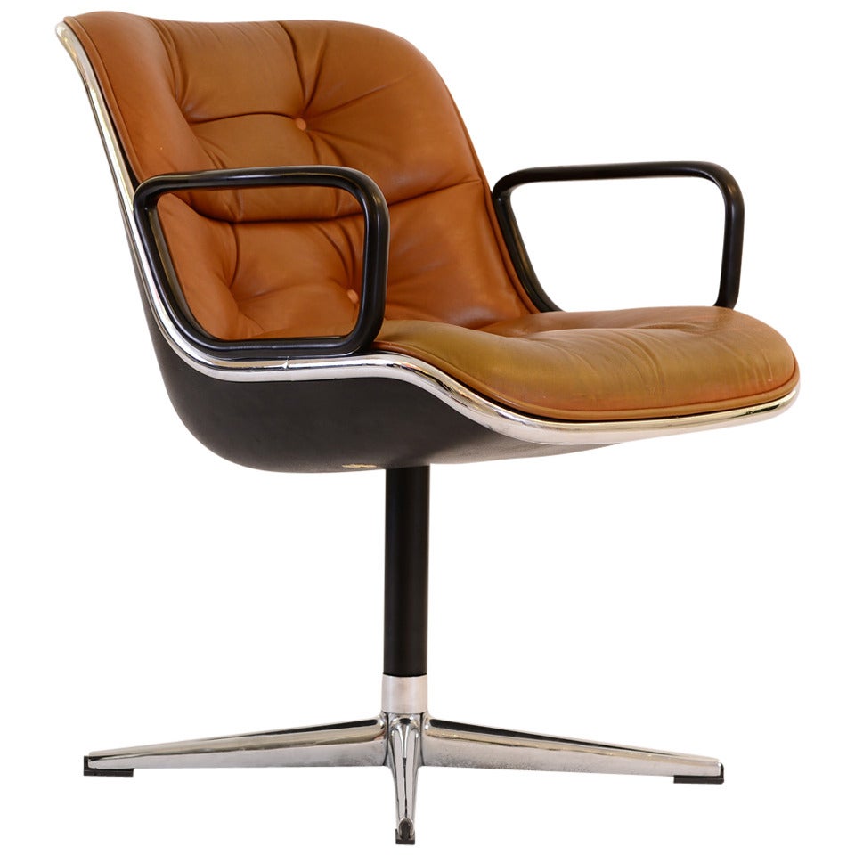 Rare Pollock Chair "12A1" by Knoll, 1965