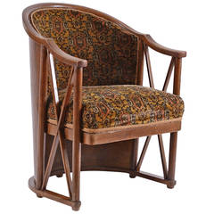 Extremely Rare Armchair by Josef Hoffmann for Kohn 8