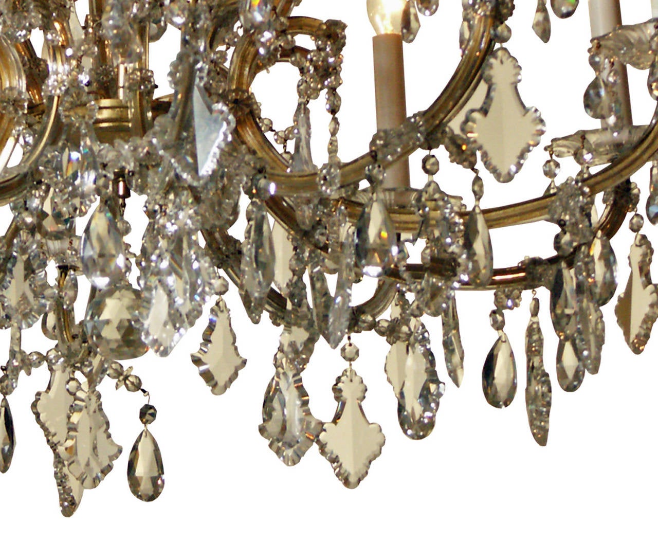 Cut Glass Lobmeyr Viennese Maria Theresa Chandelier