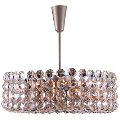 Very Large Mid Century Modern Bakalowits Crystal Chandelier from the 1960