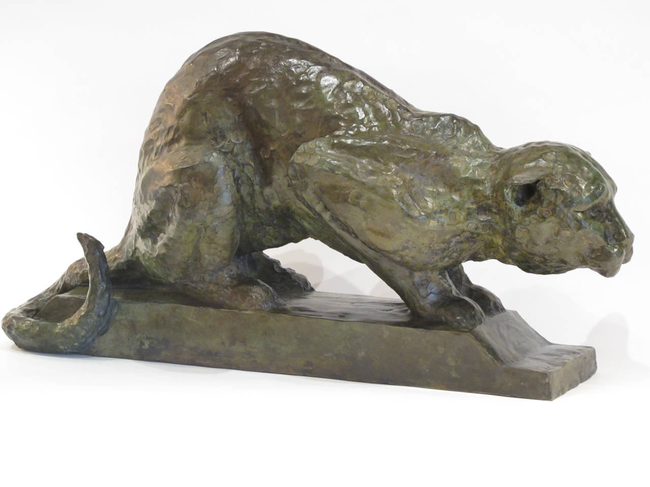 French 19th Century Bronze Feline