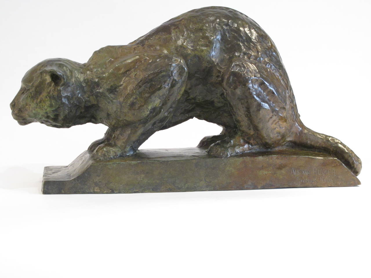 19th Century Bronze Feline In Excellent Condition In Antwerp, BE