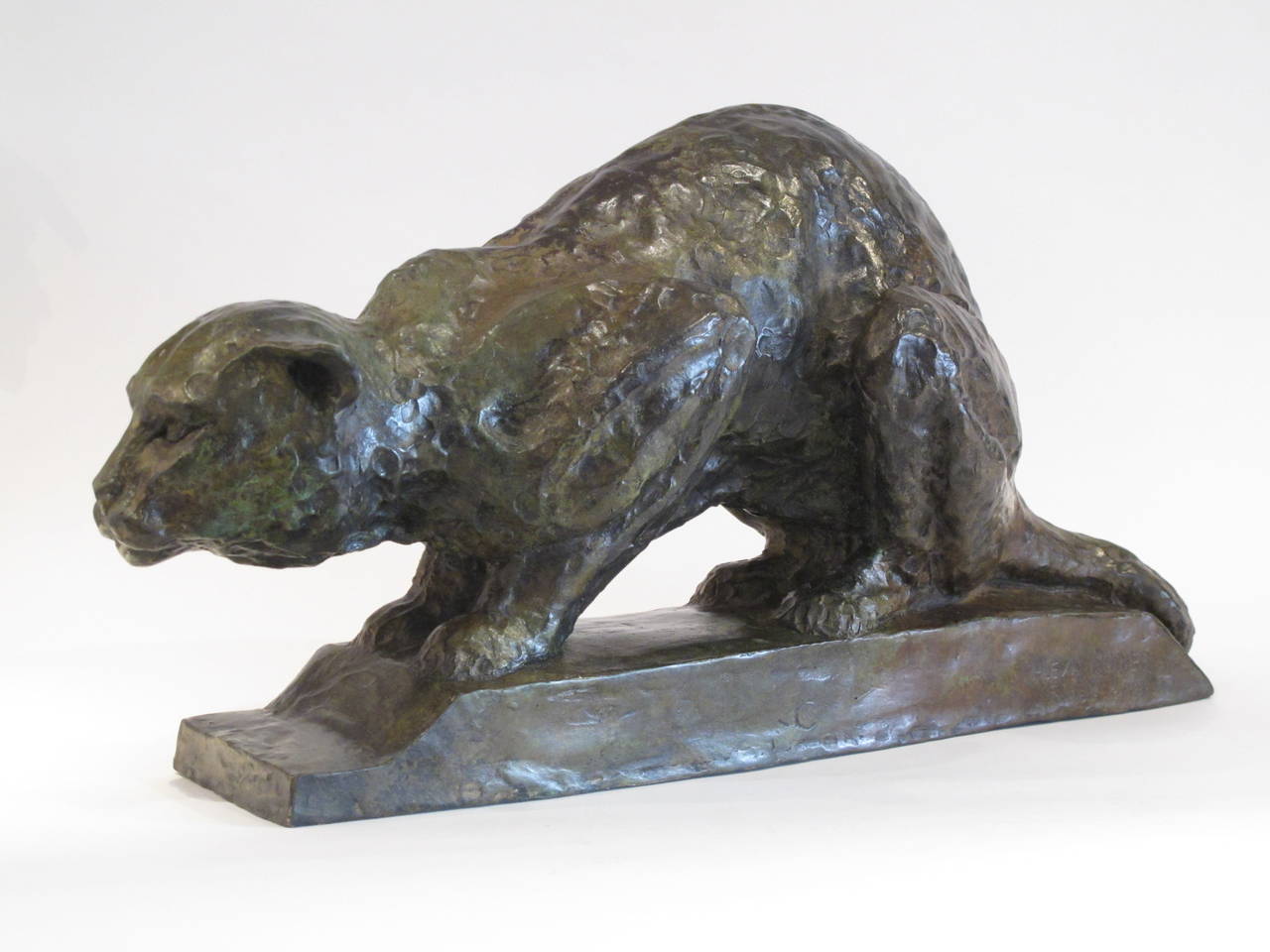 19th Century Bronze Feline 1