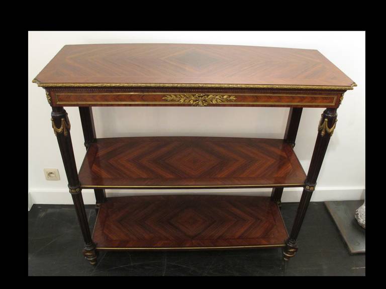 Desserte-etagere-console table by Grohé Paris.