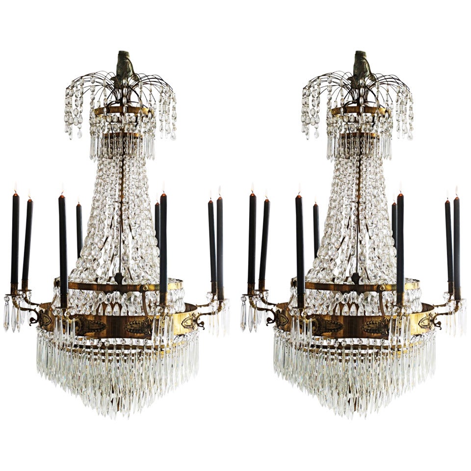 Pair of Chandeliers