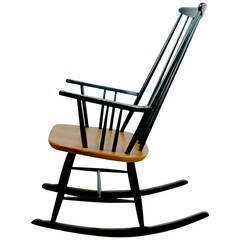 Austrian 50s Rocking Chair Roland Rainer attr.