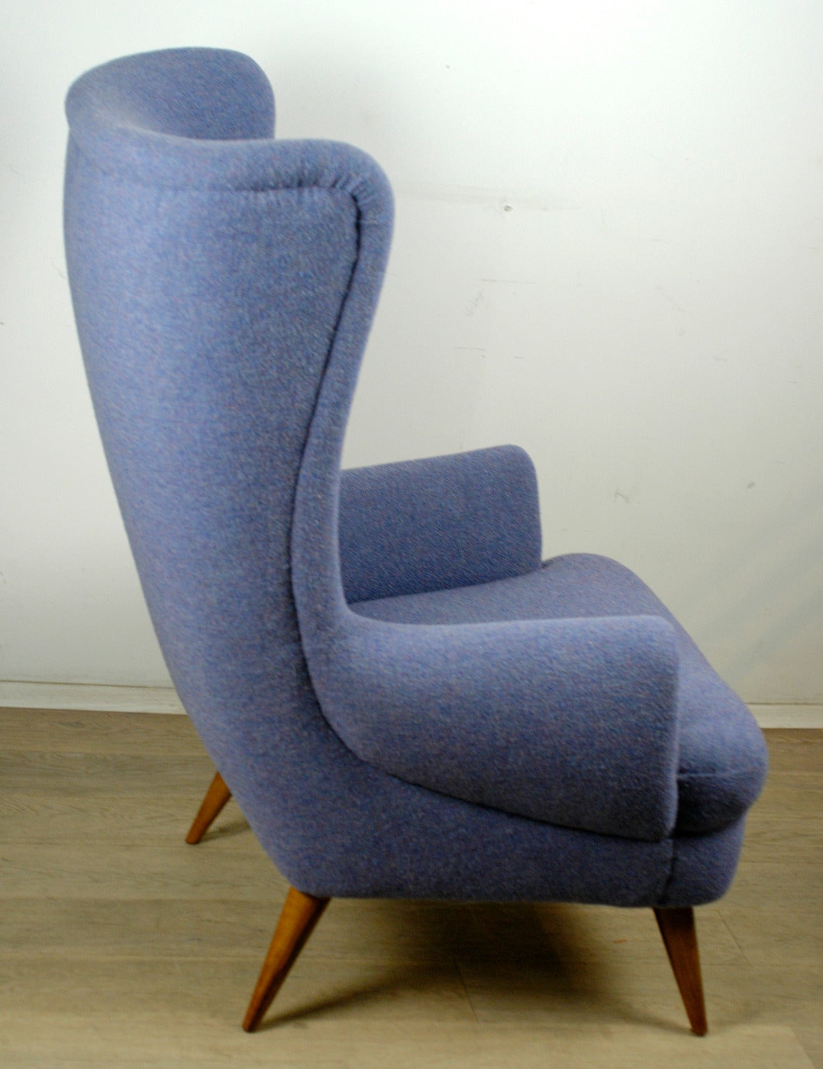 Austrian 1950s Wingback Chair by Oskar Payer 3