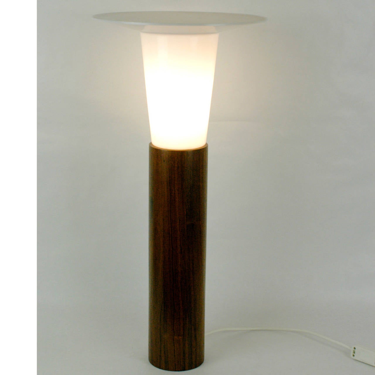 Mid-20th Century Scandinavian Modern Rosewood Table Lamp by U. and O. Kristiansson for Luxus