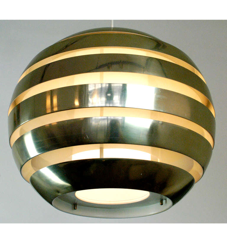 "Le Monde" Metal Pendant by Carl Thore