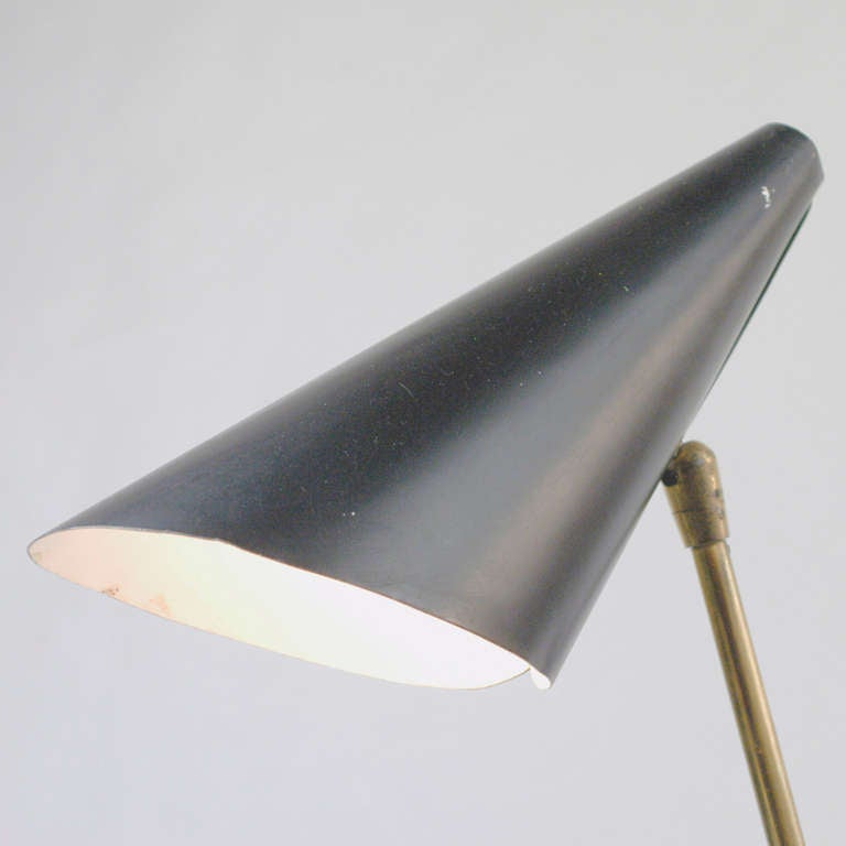 Brass Kalmar Style Table Lamp