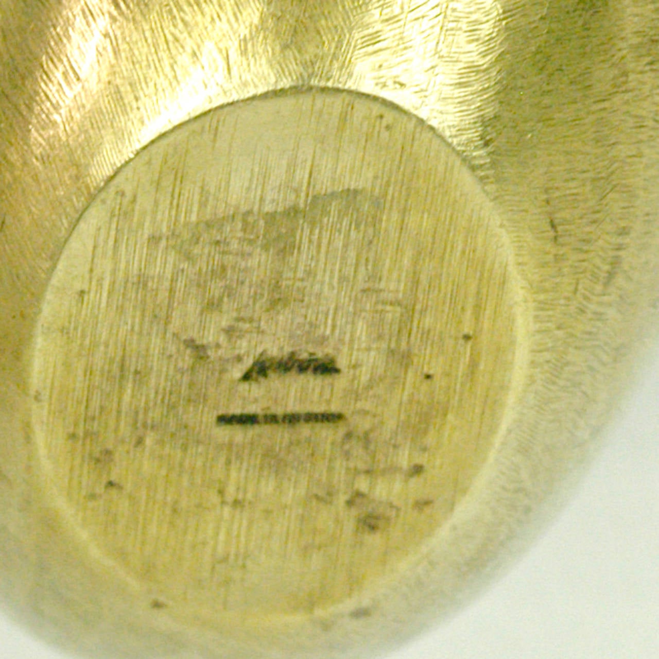Mid-20th Century Austrian Modernist Brass Ashtray with Bottle Opener by Carl Auböck